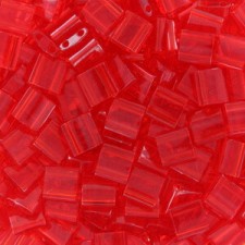 Miyuki tila 5x5mm beads - Transparent light red TL-140